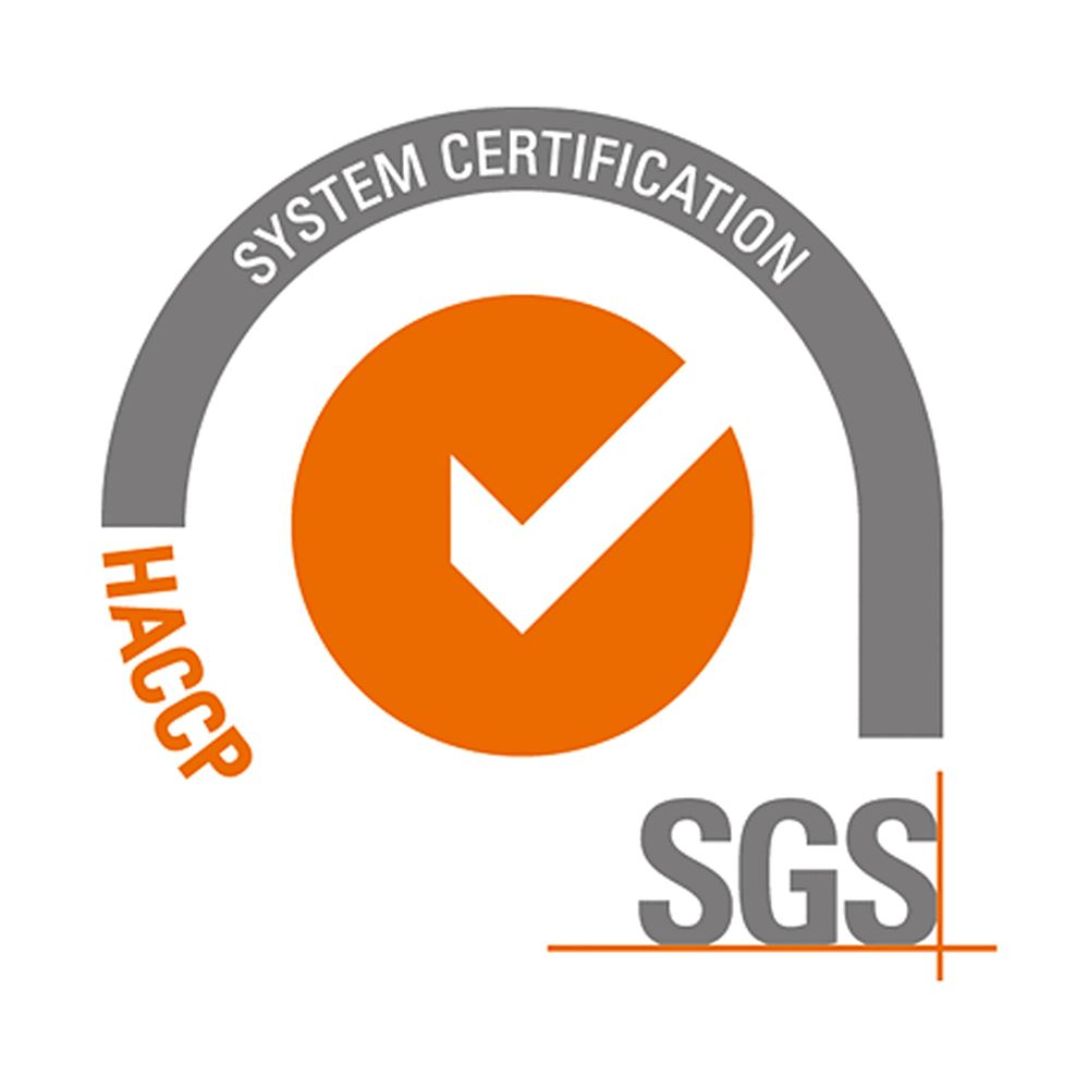 SGS HACCP system certification